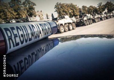 zdjęcie do
													 artykułu Uwaga na ruch kolumn pojazdów wojskowych