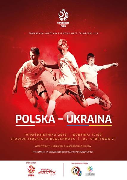 zdjęcie do
													 artykułu Mecz Polska - Ukraina U-14 na IzoArenie